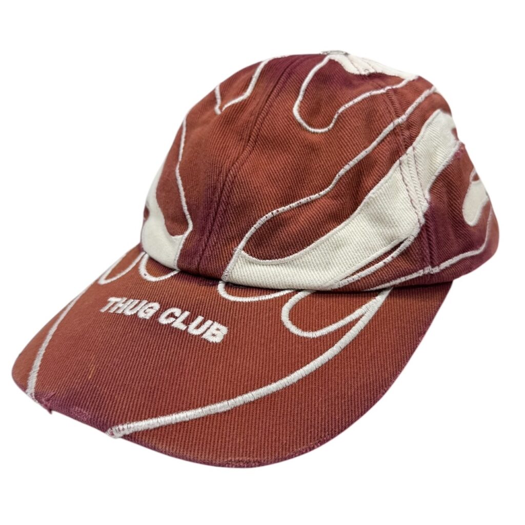 THUG CLUB サグクラブ 24AW CHOPPER CAP ヴィンテージ加工ベースボールキャップ TC24AC2001