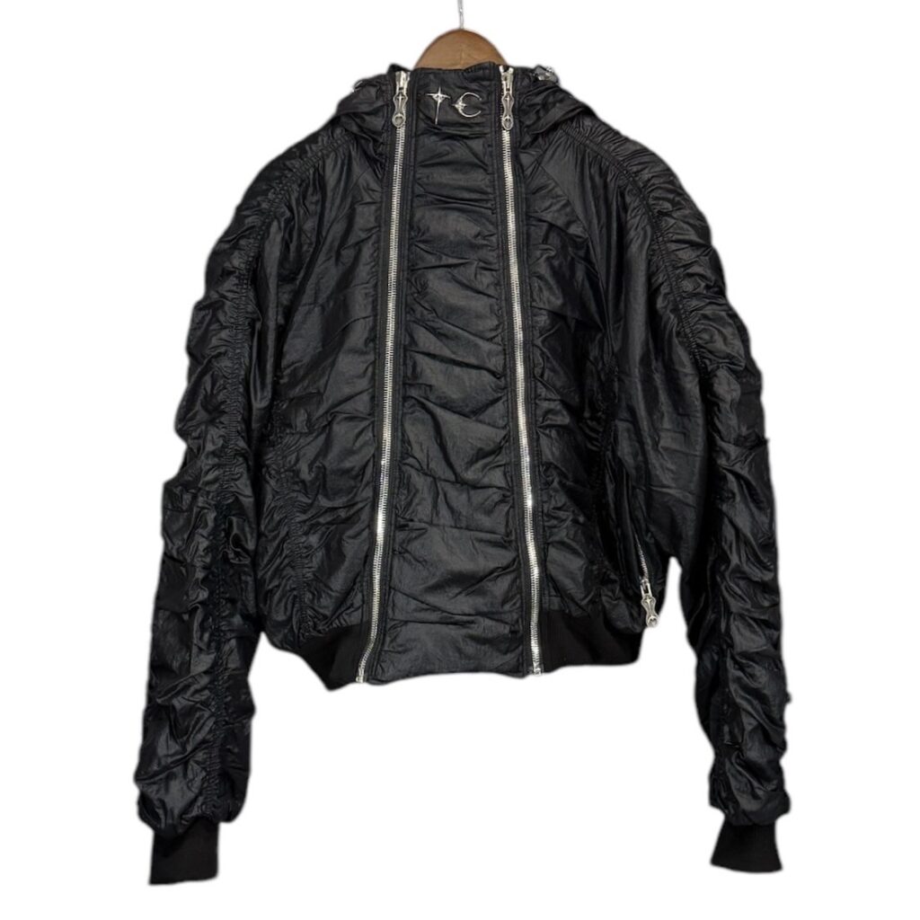 THUG CLUB サグクラブ 24AW NYLON JUMPER ダブルジップナイロンボンバージャケット TC24JP1001