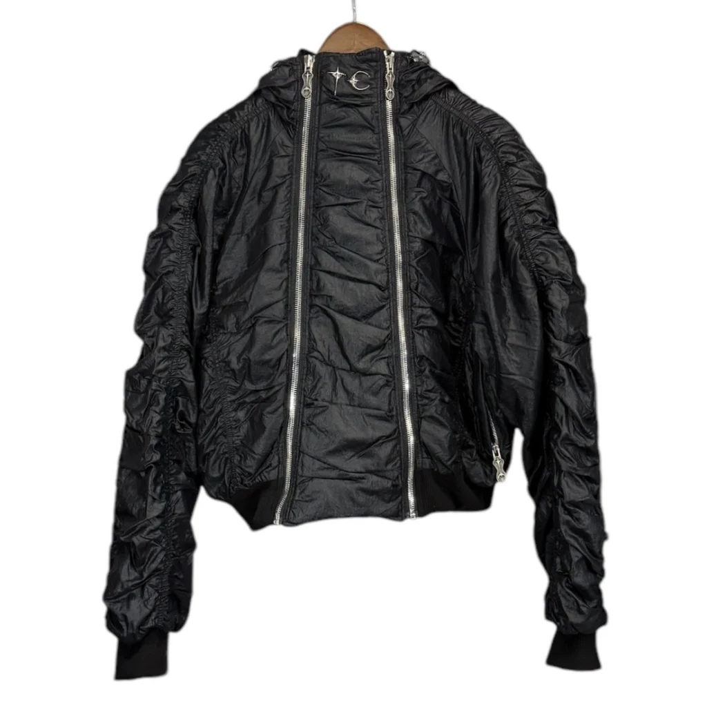 thug club ボンバージャケット thug club フライトジャケット THUG CLUB サグクラブ ブラック ロゴ
