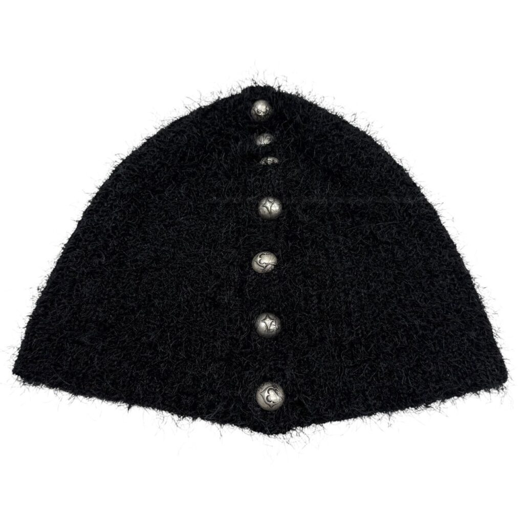 THUG CLUB サグクラブ Nue Mohair beanie スタッズデザインシャギーニットキャップ ビーニー