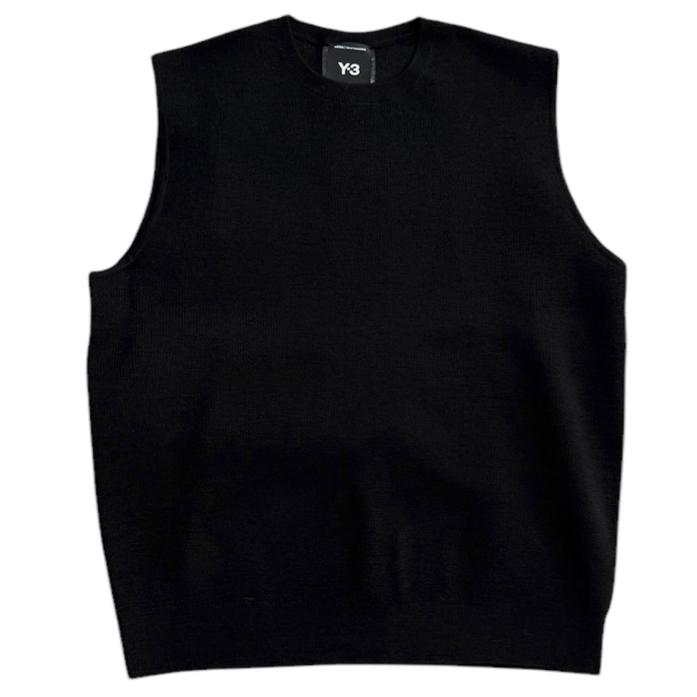 Y-3 ワイスリー 24AW 3-STRIPES KNIT VEST バックストライプニットベスト IW7484