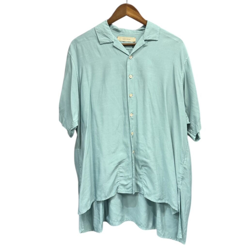 suzuki takayuki スズキタカユキ 21SS over shirt レーヨンシルク半袖シャツ S212-09