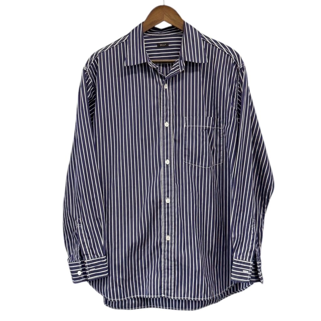 WILD LIFE TAILOR ADAM ET ROPE アダムエロペ ワイルドライフテーラー THOMAS MASON ワッシャードレスレギュラーカラーストライプシャツ