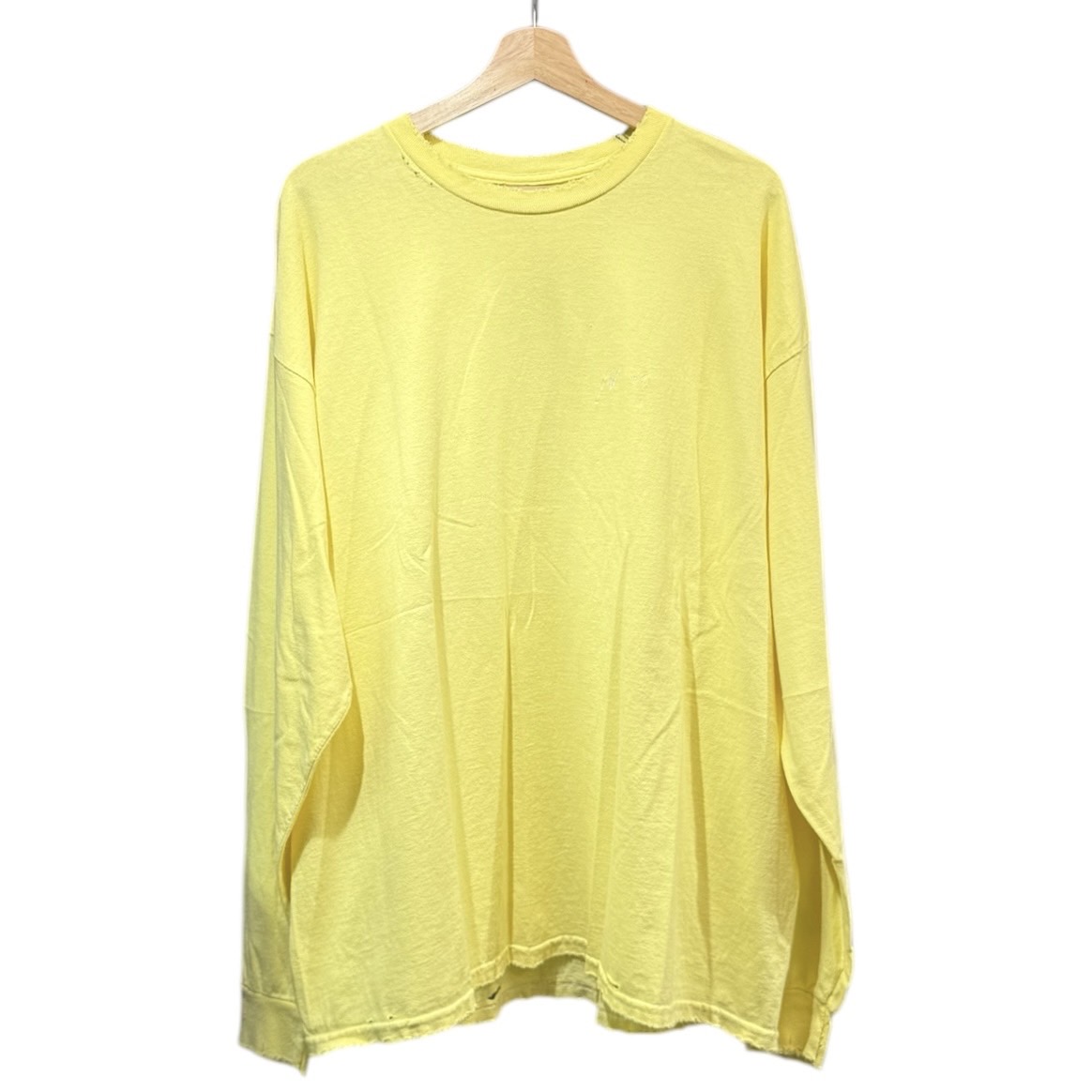 ANCELLM アンセルム 23AW EMBROIDERY DYED LS T-SHIRT ロゴ刺繍ダメージ加工カットソー ANC-CT40 買取実績
