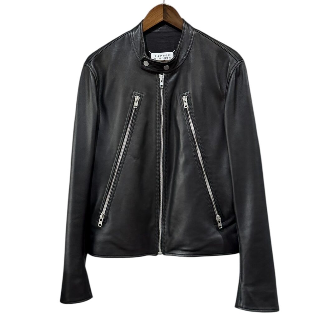 Maison Margiela メゾンマルジェラ 19SS ラムレザー八の字ジャケット サイズ48 S50AM0380 SY1350