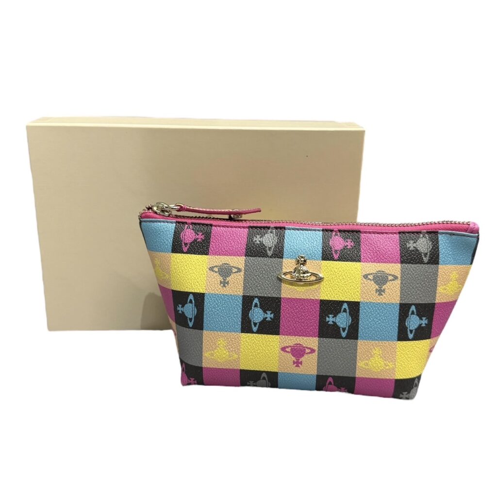 Vivienne Westwood ヴィヴィアンウエストウッド Cosmetic Pouch 化粧ポーチ ミニバッグ 14487