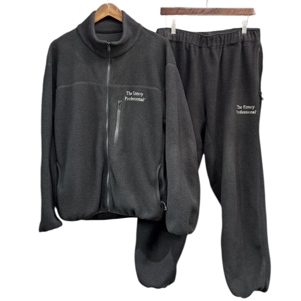 ENNOY エンノイ 22AW Polartec City Fleece Jacket Sweatpant フリースジャケット パンツ セットアップ AW22BRENPT01LP AW22BRENJK01LP 13607