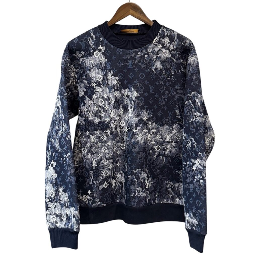 LOUIS VUITTON ルイヴィトン タペストリーモノグラムスウェット HKY09WZME M ブルー 買取実績