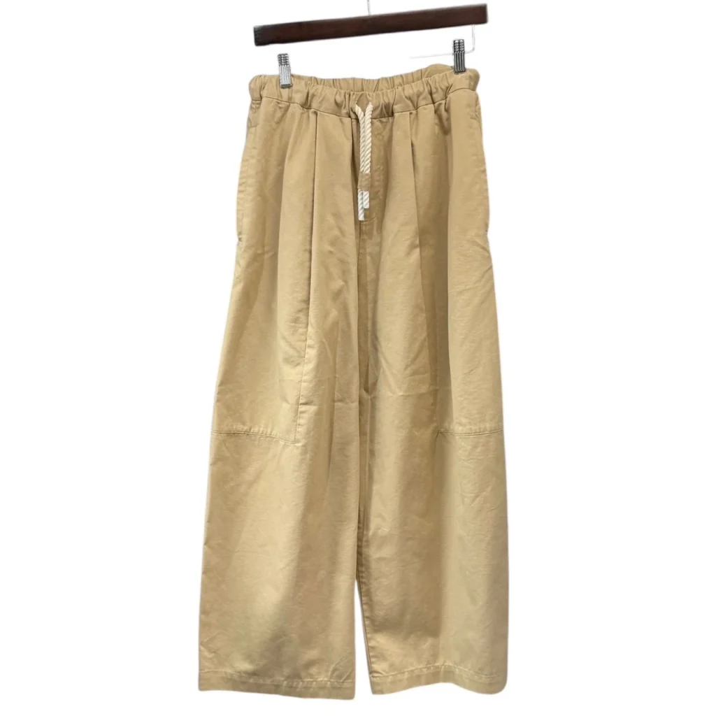 nagonstans ナゴンスタンス 22SS コットンイージーワイドパンツ 470FS431-0400 M ベージュ