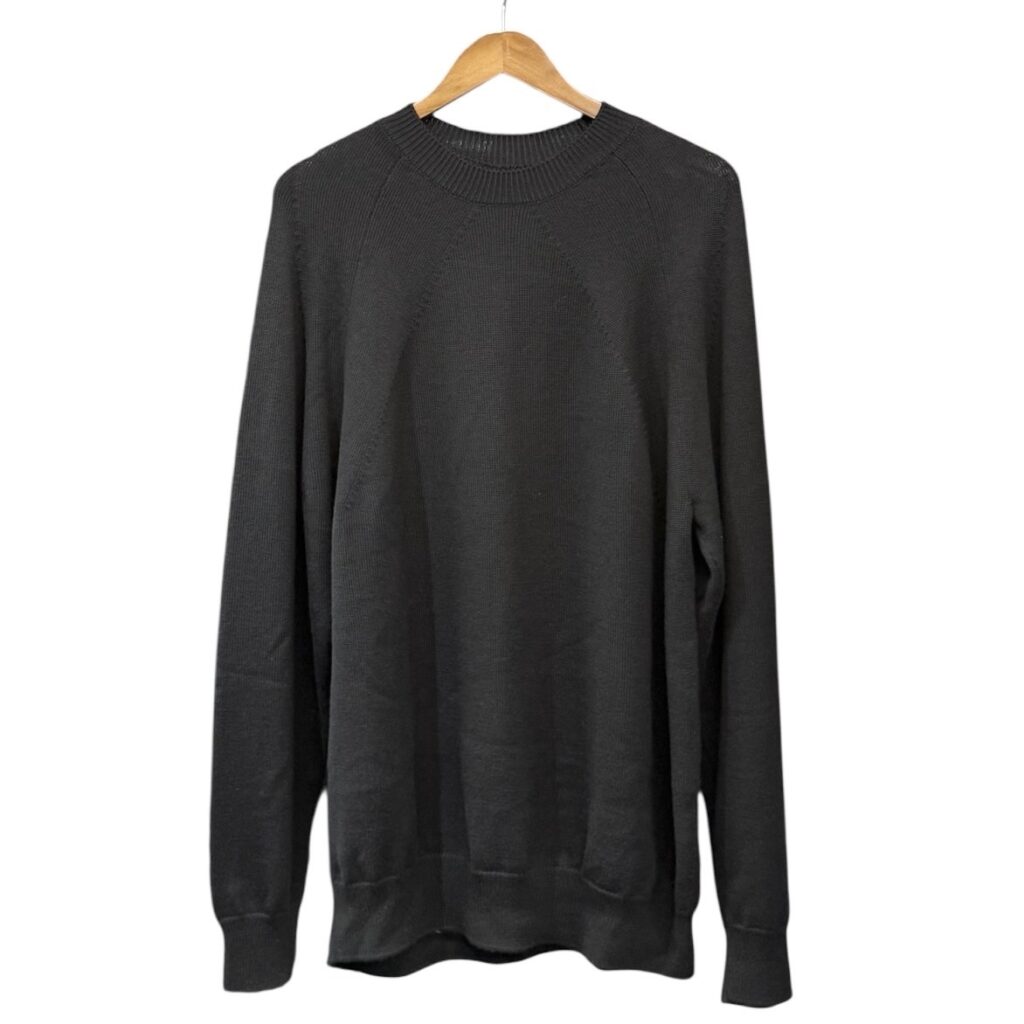 BATONER バトナー 23AW SIGNATURE AGING WOOL CREW NECK ウールニットセーター BN-23FM-043 3 ブラック 買取実績