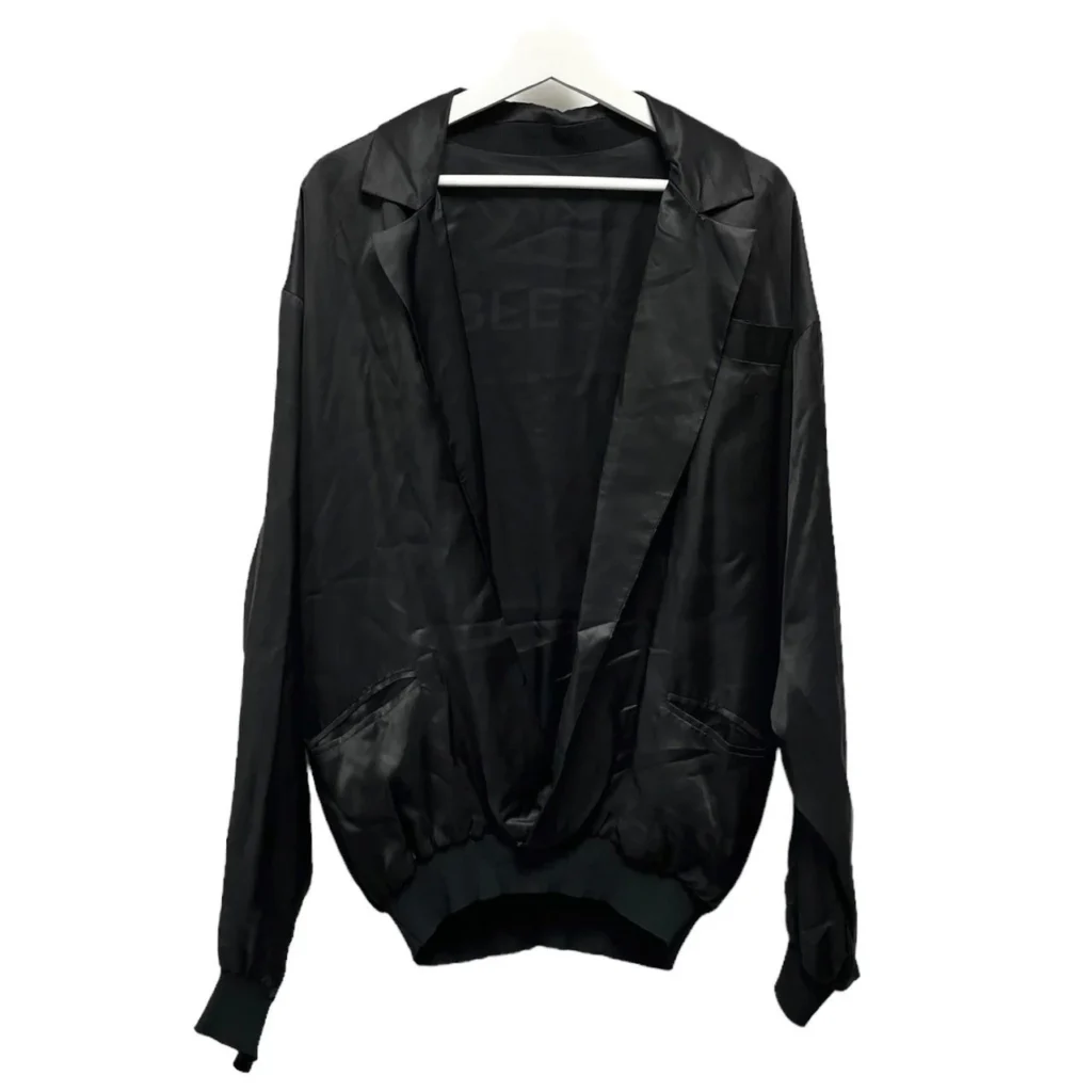 BLESS ブレス N18 aliroundwear c j sweater 4001 テーラードディティール再構築ロゴプルオーバーブルゾン M ブラック
