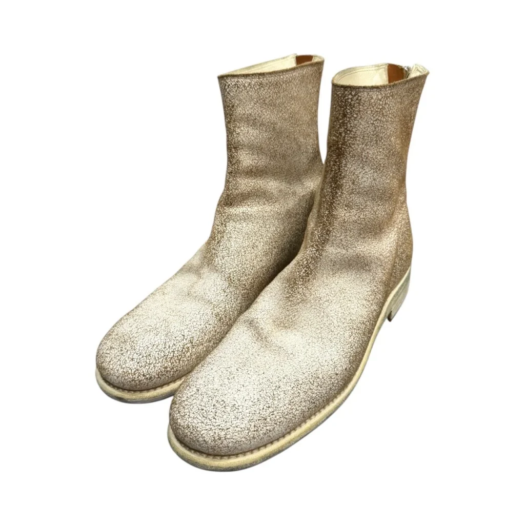 GUIDI グイディ 986 RU1 バックジップレザーブーツ 41 ホワイト