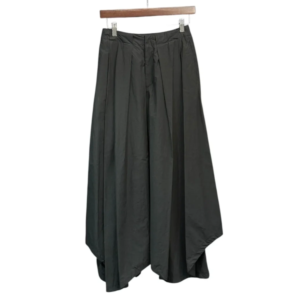 nagonstans ナゴンスタンス 20SS タイプライターデザインコットンワイドパンツ 470DS931-7010 38 ブラック