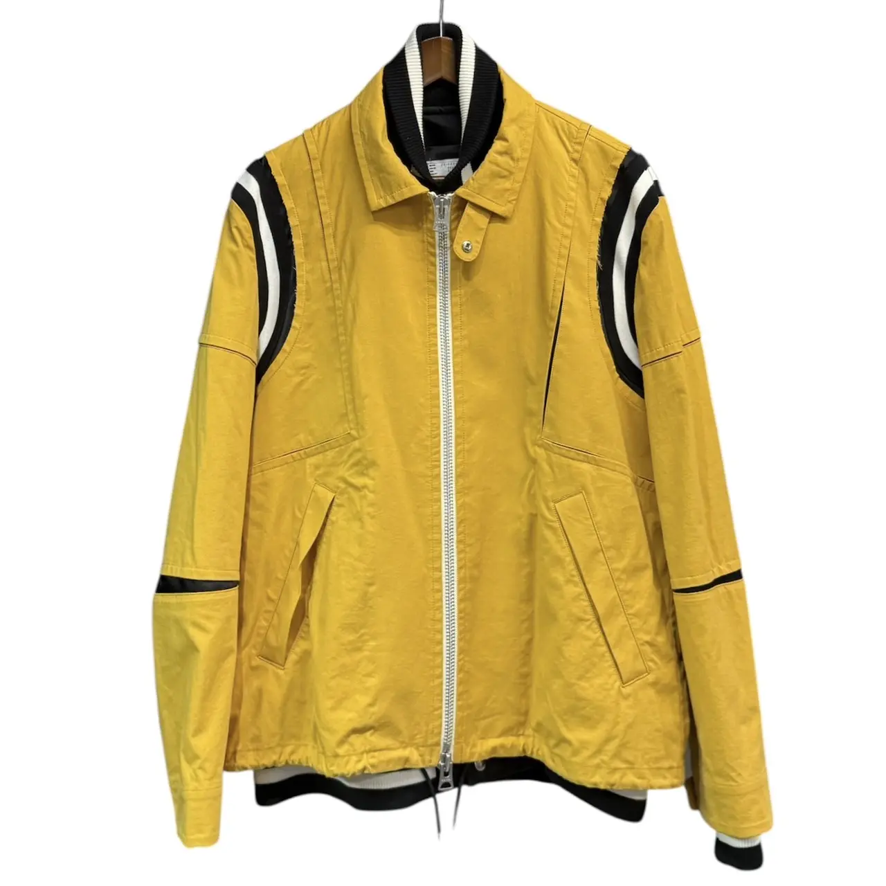 sacai サカイ 21AW Cotton Oxford Blouson レイヤードジャケット 21