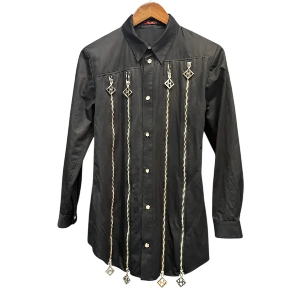 ha za ma ハザマ 2021年PC 調律シャツ S ブラック