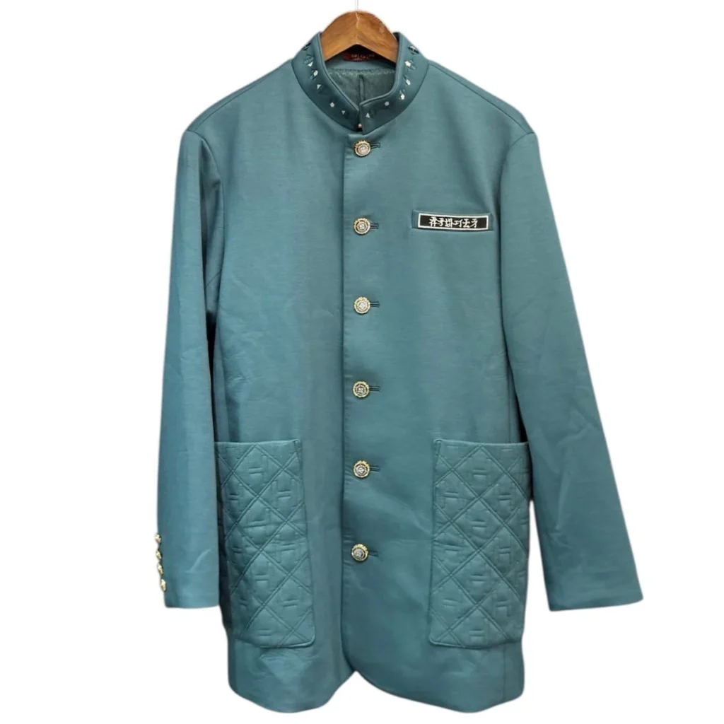 ha za ma ハザマ 2022PC 誰もに向けた学ラン ジャケット S グリーン