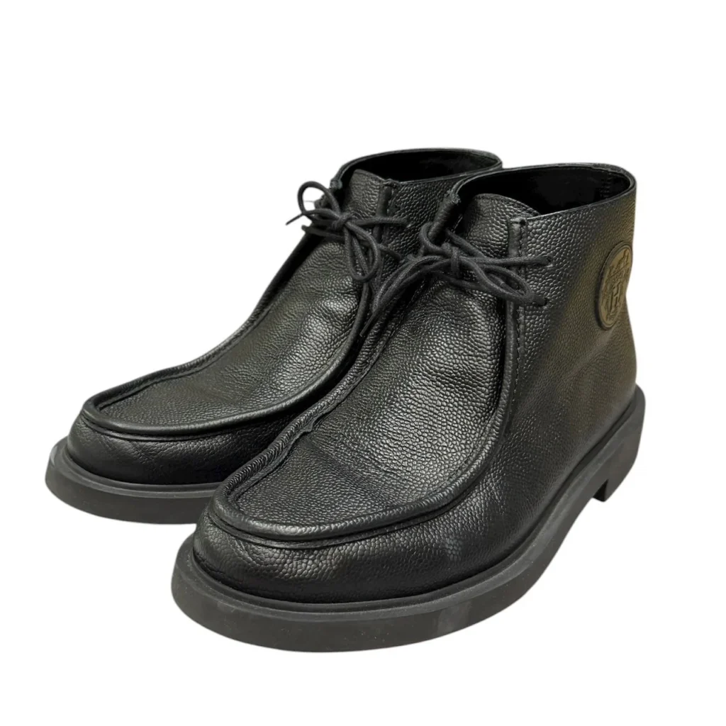 HERMES エルメス Hafie ハーフィ エクスリブリス ショート ブーツ 41 1/2 ブラック