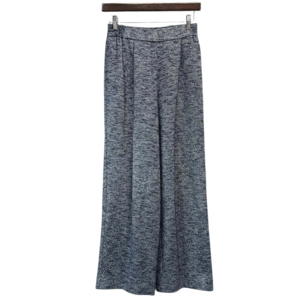 yori ヨリ サニーツイードワイドパンツ YR22-23004SP 36 ブルー