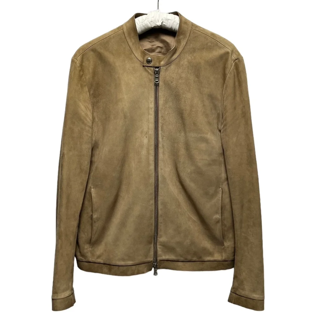 1945 CA イチキュウヨンゴ シーエー MAD パッカブルスウェードレザージャケット 48 ベージュ