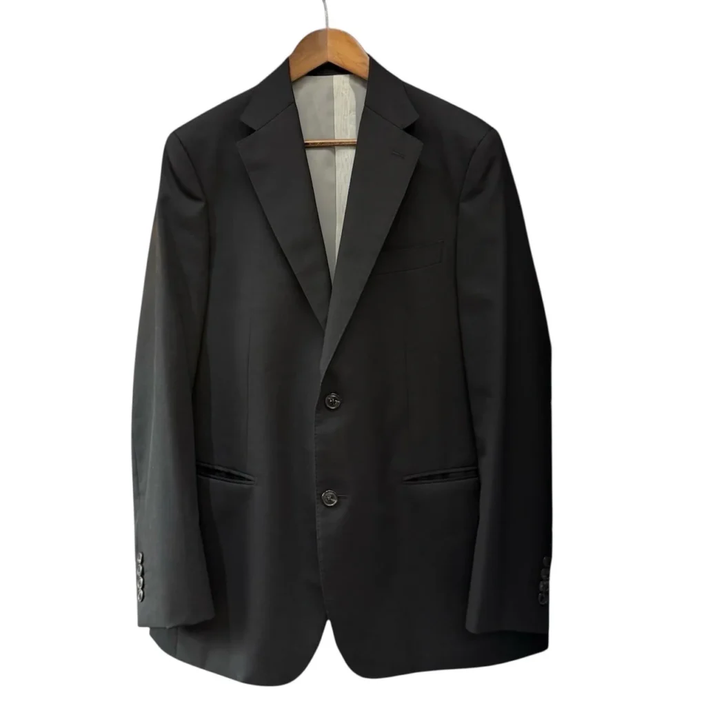 REVERBERATE リバーバレイト SUIT JACKET ウール2Bテーラードジャケット 38 ブラック