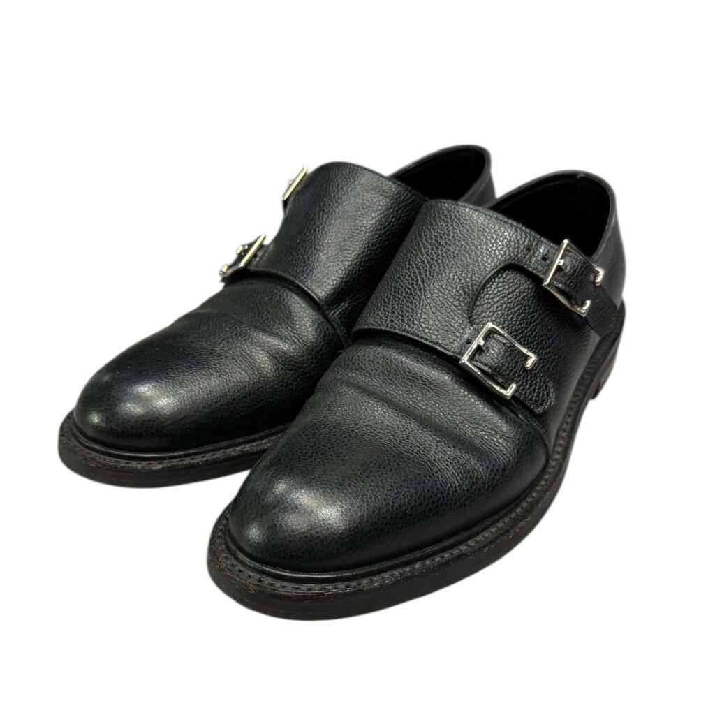 JOHN LOBB ジョンロブ MORVAL ダブルモンクストラップレザーシューズ 6 1/2 ブラック 買取実績