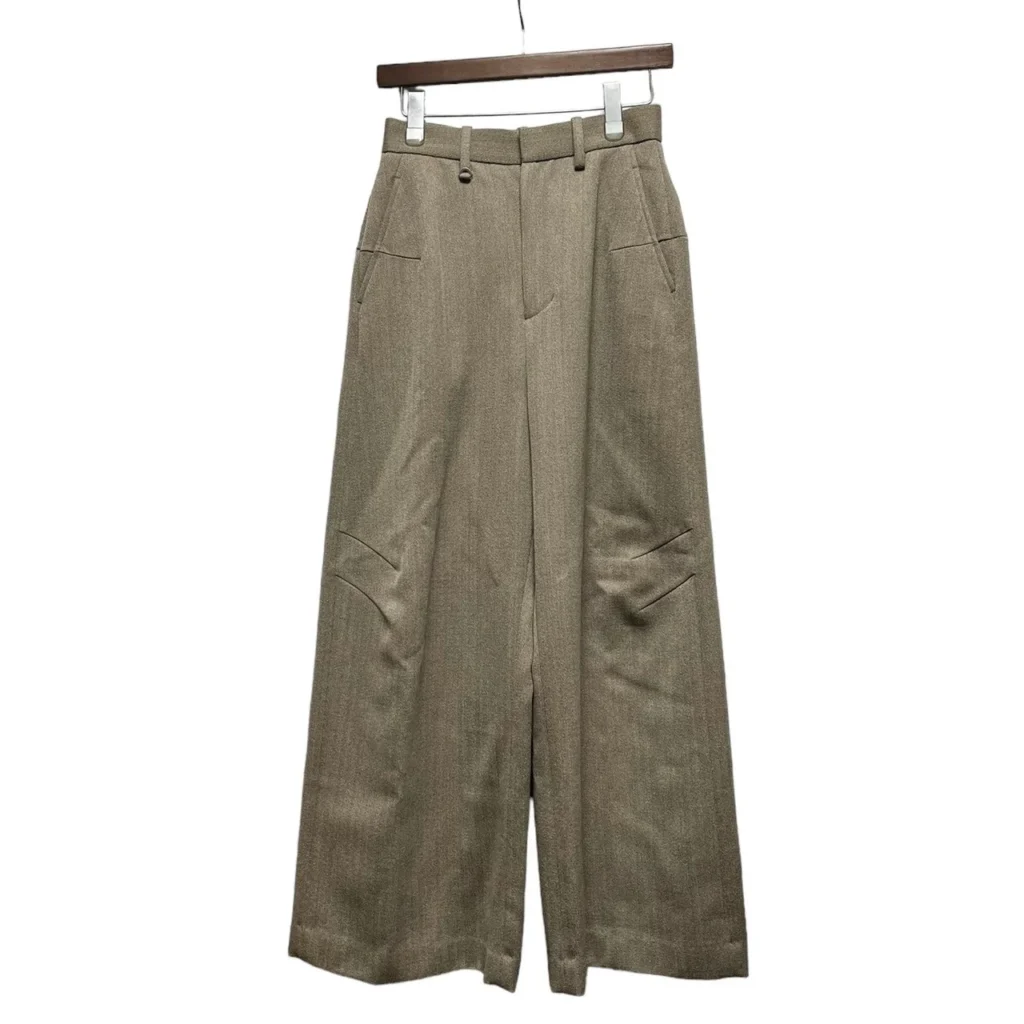 PHOTOCOPIEU フォトコピュー 22AW LEONORA WIDE LEG TROUSERS キャバリーツイルワイドパンツ 222LNR 36 ブラウン 買取実績