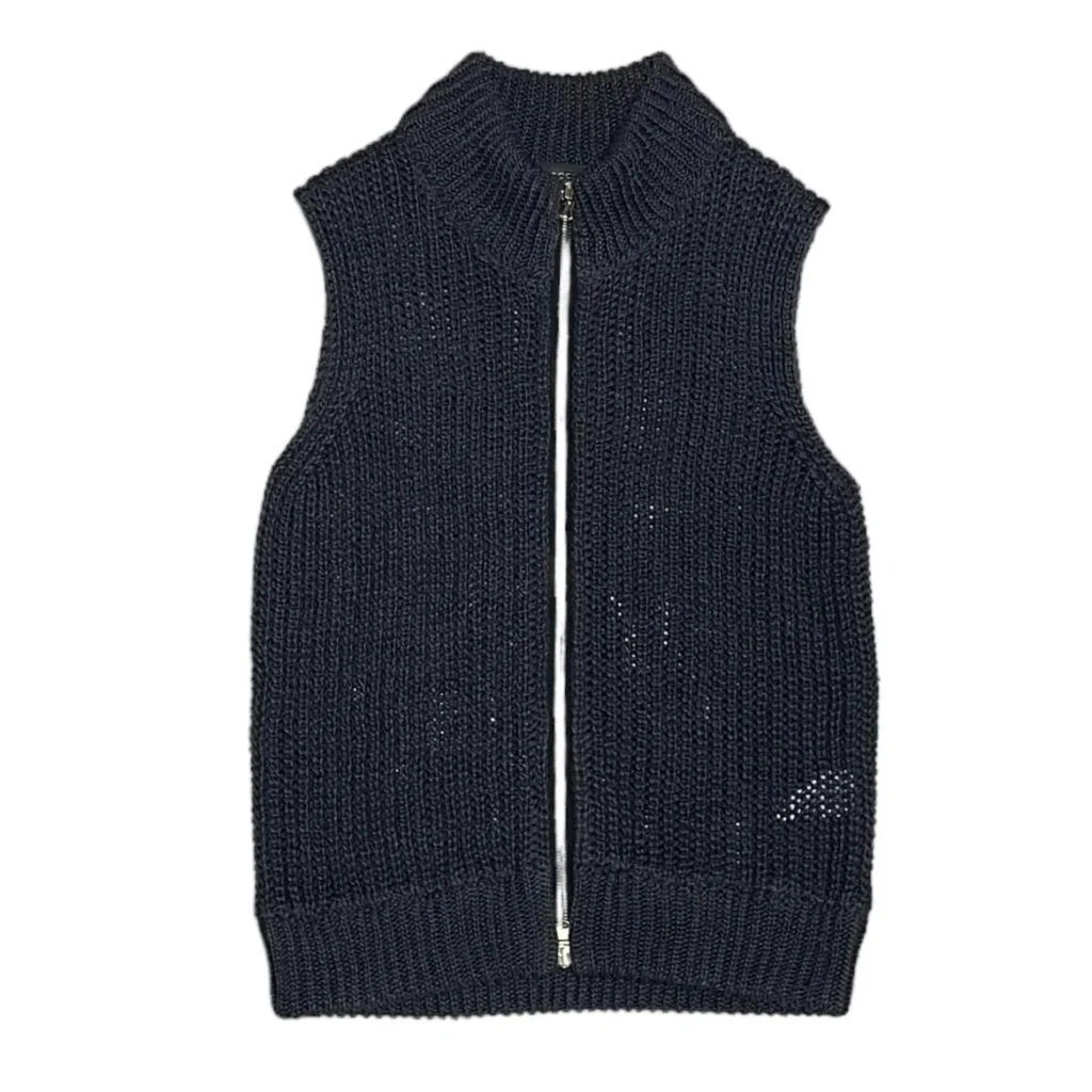 PHOTOCOPIEU フォトコピュー LOGAN S ヘンプニットベスト 36 ブラック 買取実績