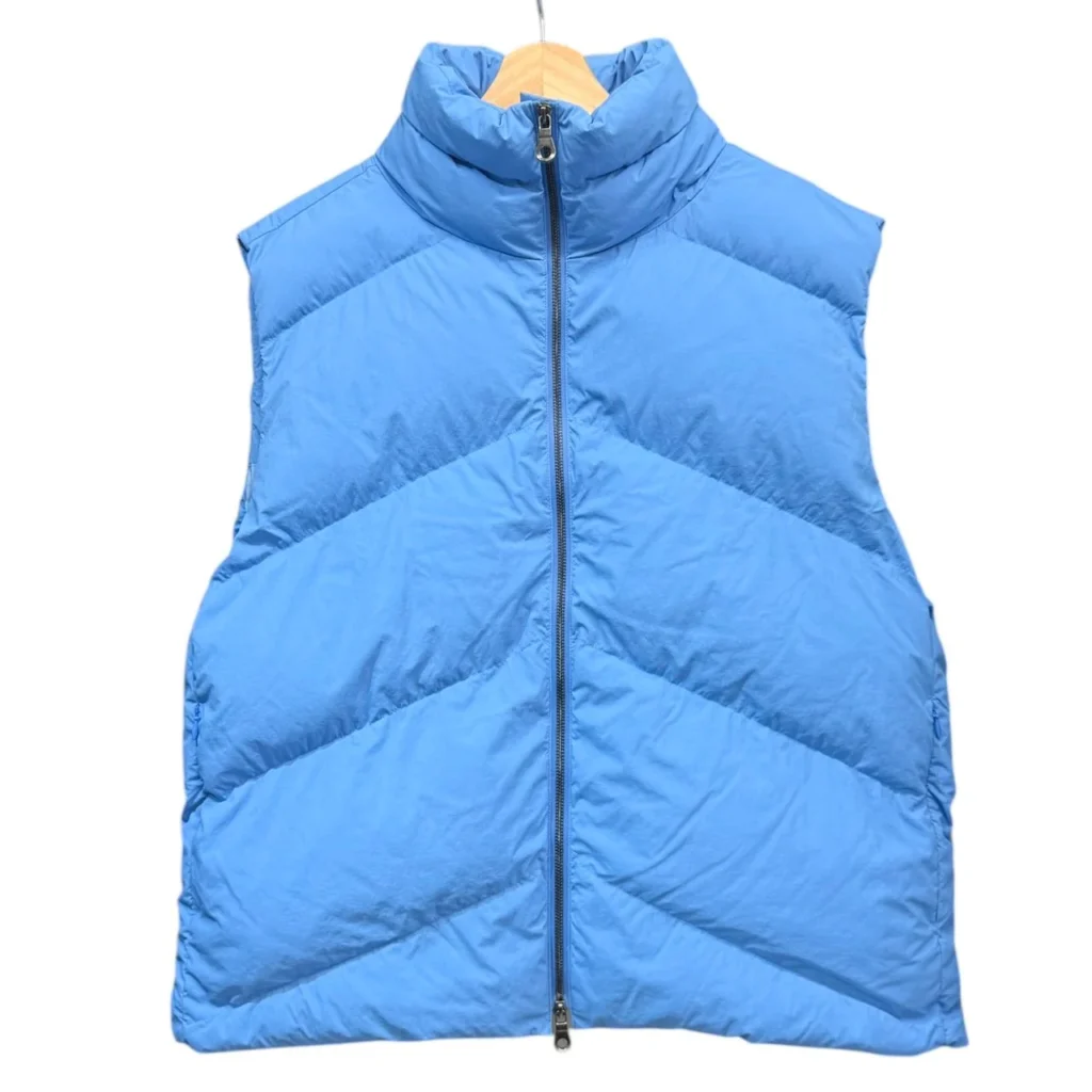 STUDIO NICHOLSON スタジオニコルソン TRAIT INJECTION ECODOWN エコダウンベスト L ブルー