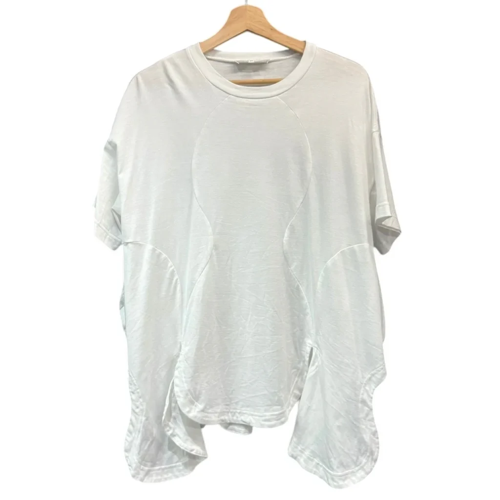 ENFOLD エンフォルド 25AW CURVE-SILHOUETTE T-SHIRT カーブシルエットTシャツ 300IA580-2571 38 ホワイト