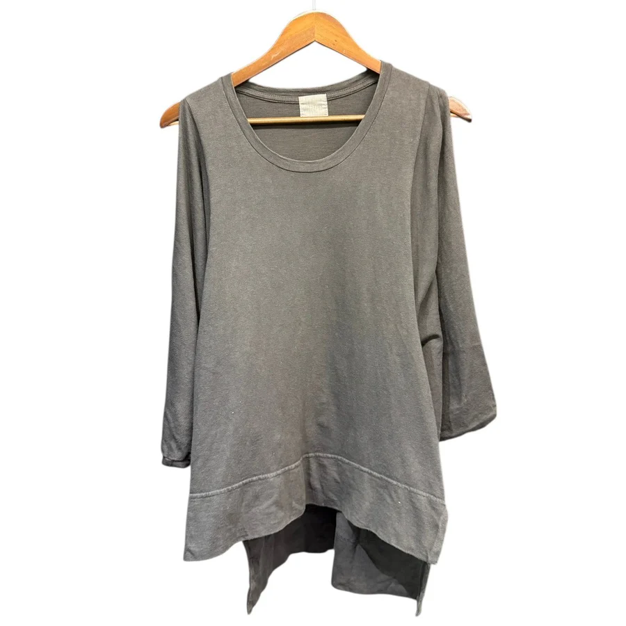 jonnlynx ジョンリンクス 製品染め加工変形デザインカットソー タンクトップ F ブラウン