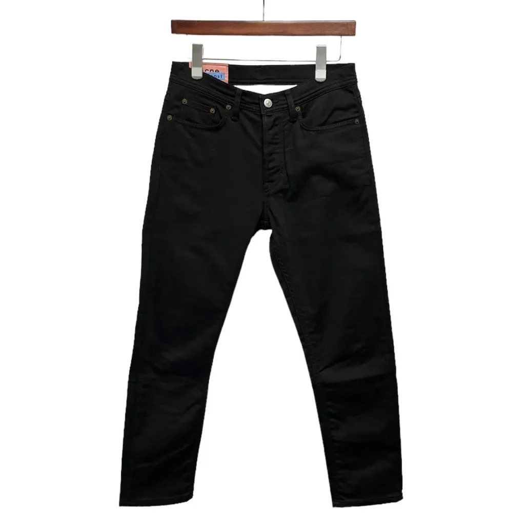 Bla Konst by Acne Studios ブロコンスト アクネストゥディオズ River Stay Black ストレッチクロップドデニムパンツ 30O176-148 28 ブラック