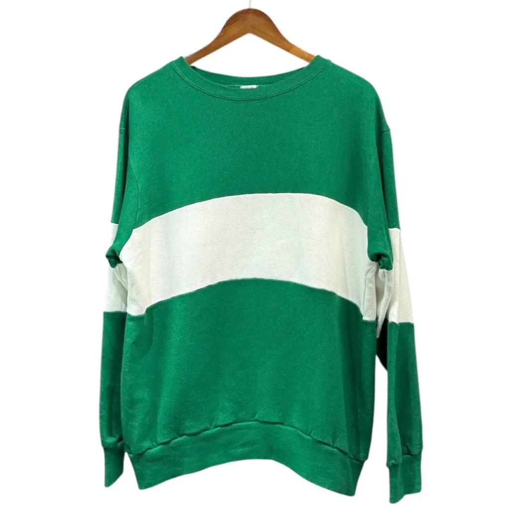 champion チャンピオン USA製 2トーンスウェット XL グリーン 古着