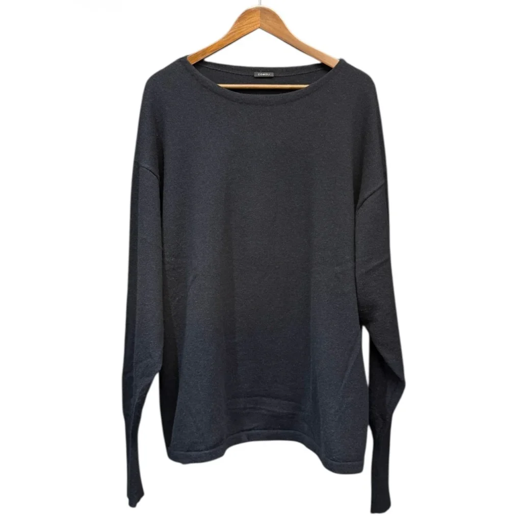 COMOLI コモリ 22AW カシミヤニット W03-06007 F ネイビー