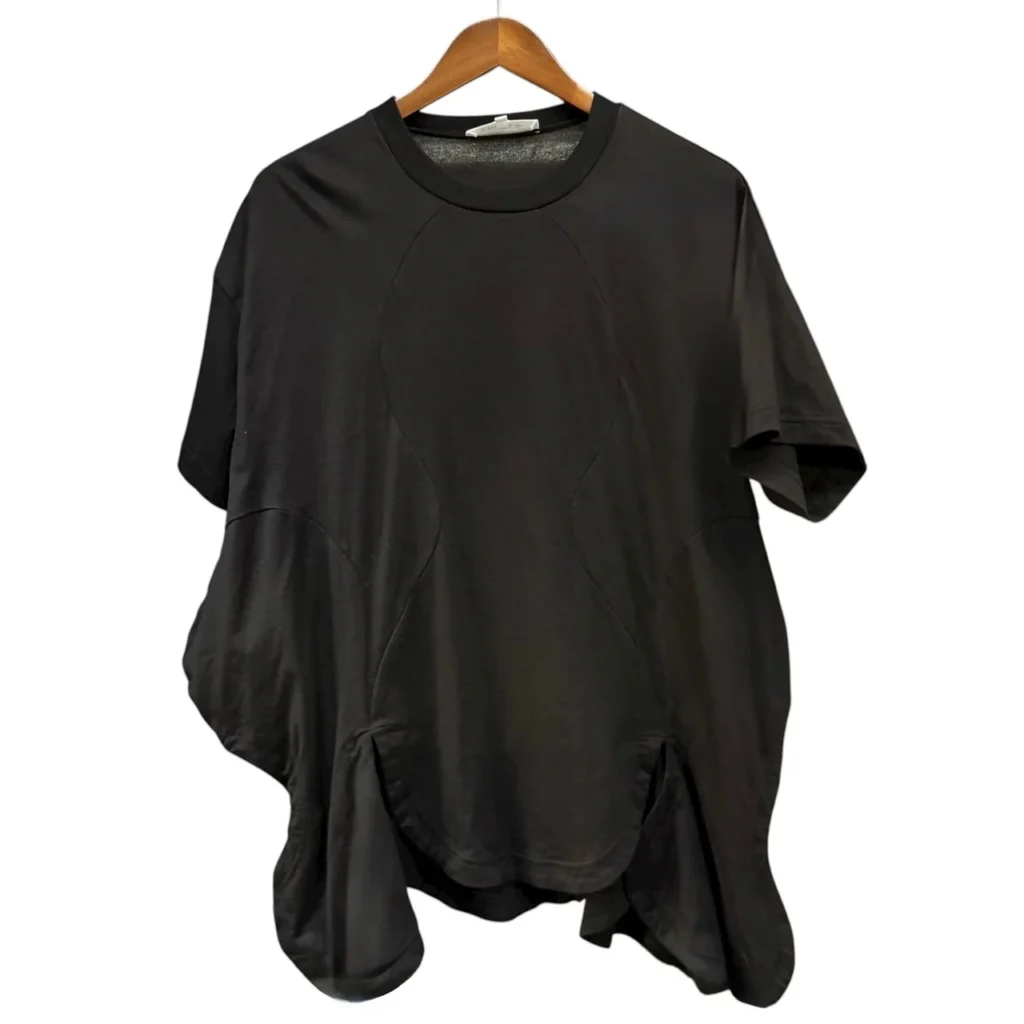 ENFOLD エンフォルド 25AW CURVE-SILHOUETTE T-SHIRT カーブシルエットTシャツ 300IA580-2571 38 ブラック