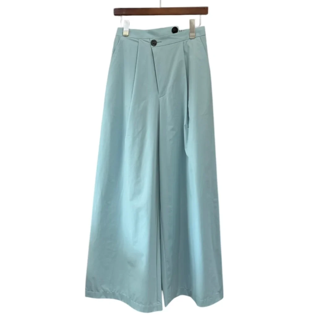 nagonstans ナゴンスタンス 25AW tuck wide pants タックワイドパンツ 470IA431-0331 M ブルー