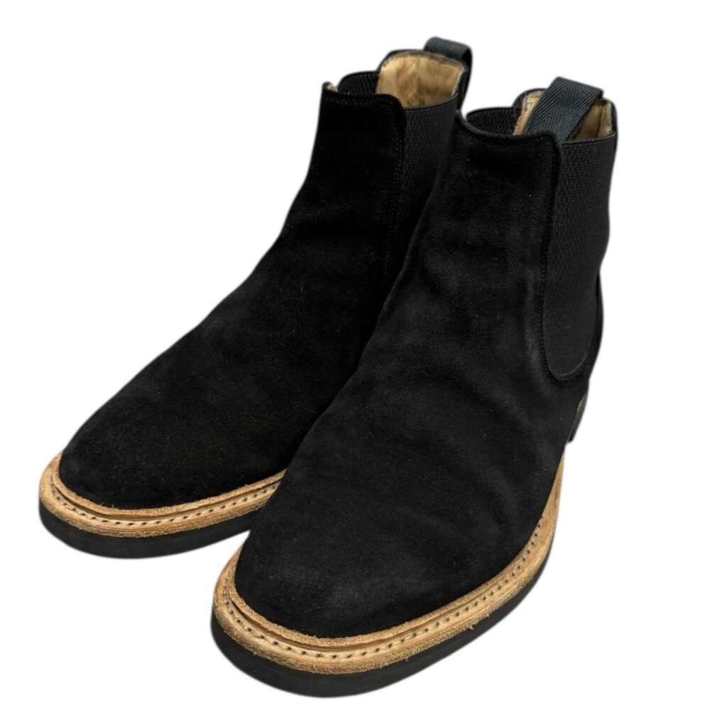 COMOLI×JOSEPH CHEANEY コモリ ジョセフチーニー 16AW SIDE GORE BOOTS サイドゴアレザーブーツ 7 ブラック 買取実績