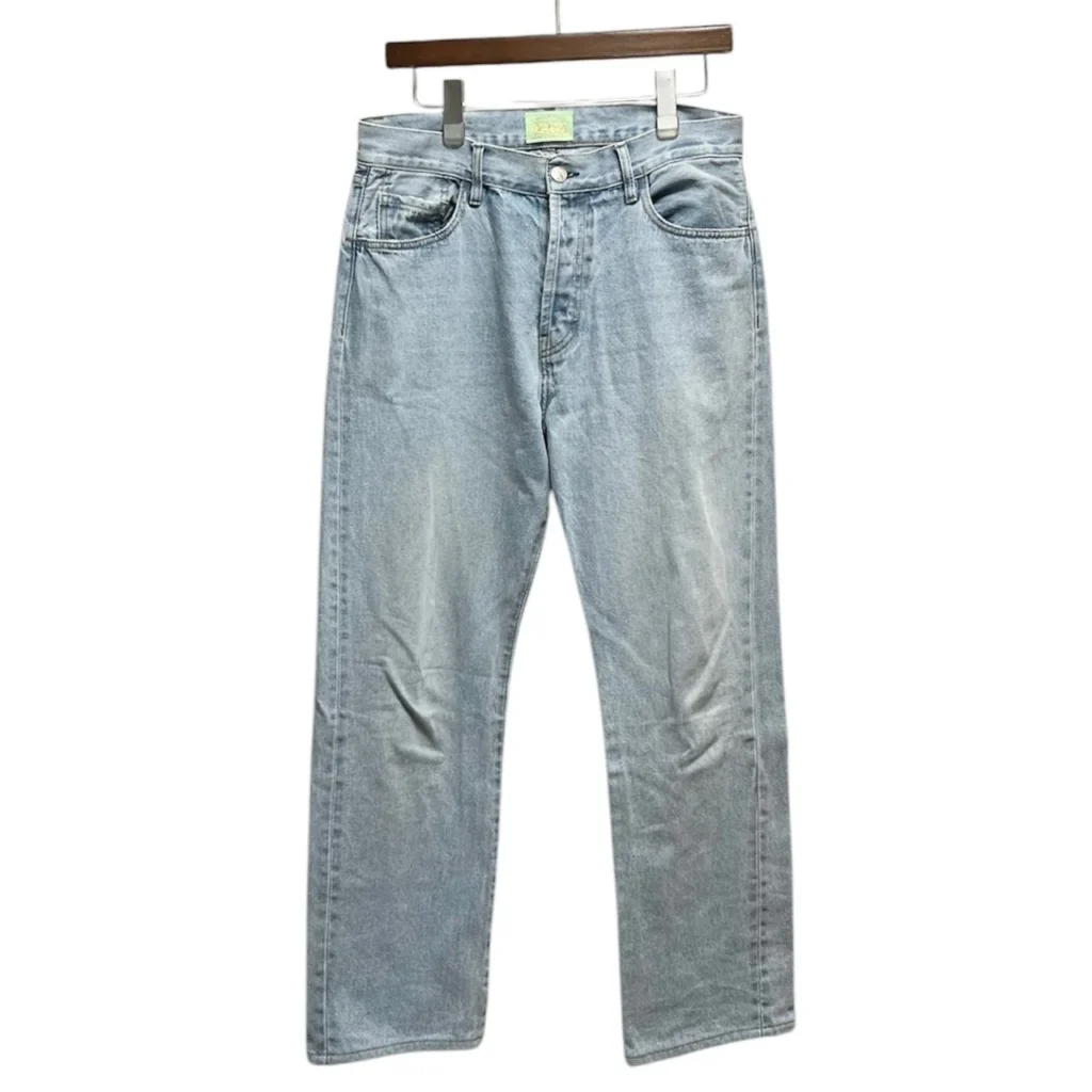 Aries アリーズ ウォッシュ加工デニムパンツ 32 ブルー