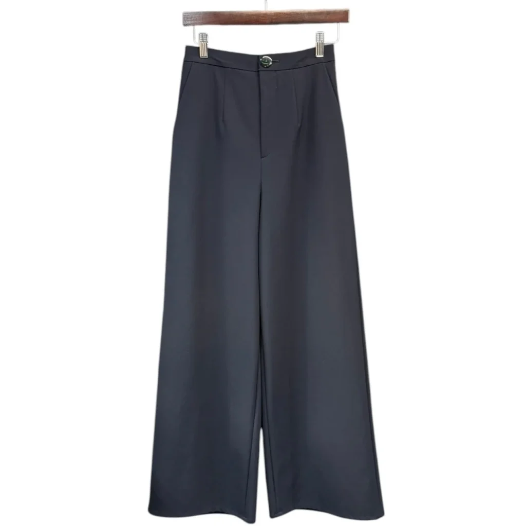 nagonstans ナゴンスタンス 24AW wide pants ワイドパンツ 470HA431-0830 M ネイビー