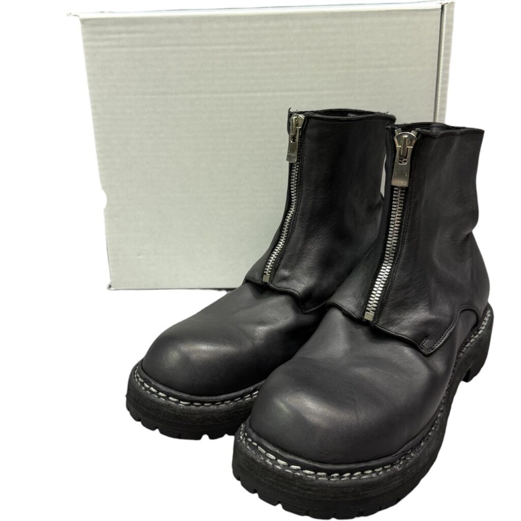 GUIDI グイディ フロントジップブーツ GR05FRV 41 ブラック　買取実績
