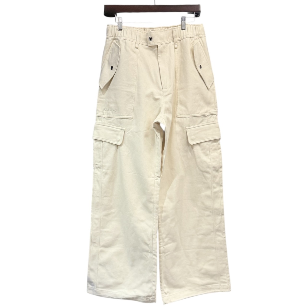adidas×wales bonner アディダス ウェールズボナー 24AW CARGO PANT スウェットワイドカーゴパンツ JE5973 L アイボリー 買取実績画像