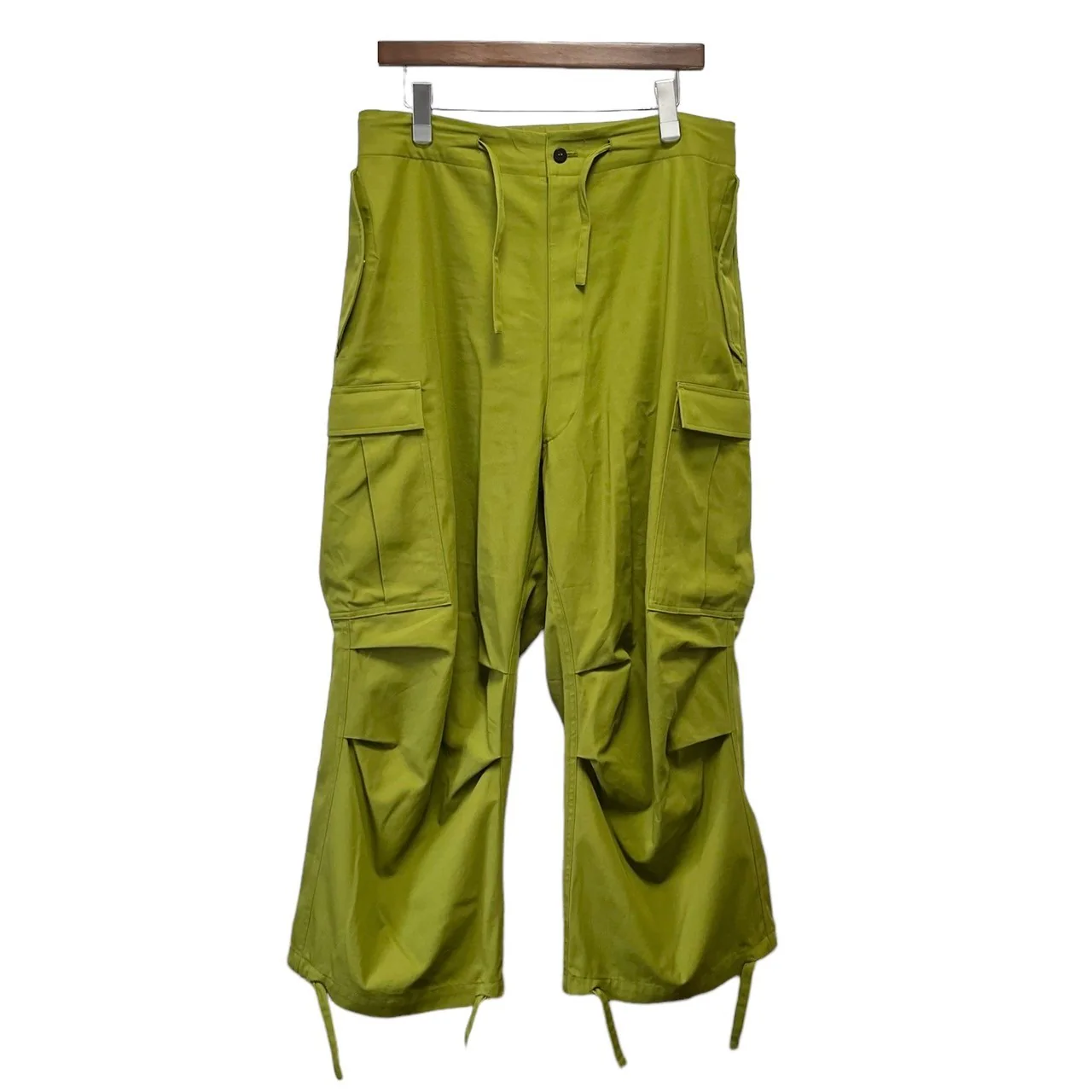 cale カル 22AW コットンギャバジンワイドカーゴパンツ C223F05P01 3 