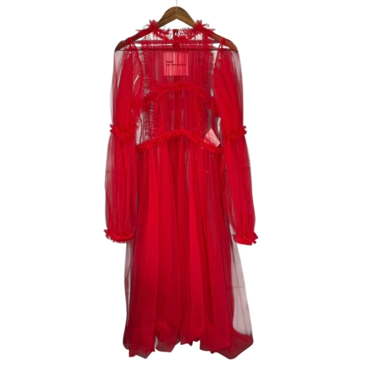 noir kei ninomiya ノワールケイニノミヤ 25SS MINI DRESS ナイロン