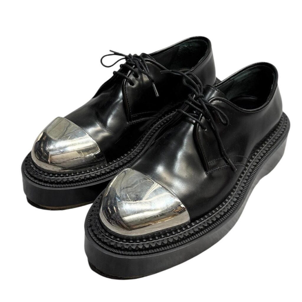 UNDERCOVER×ADIEU PARIS アンダーカバー アデュー 20SS TYPE 54C Metal メタルトゥレザーシューズ 42 ブラック 買取実績画像