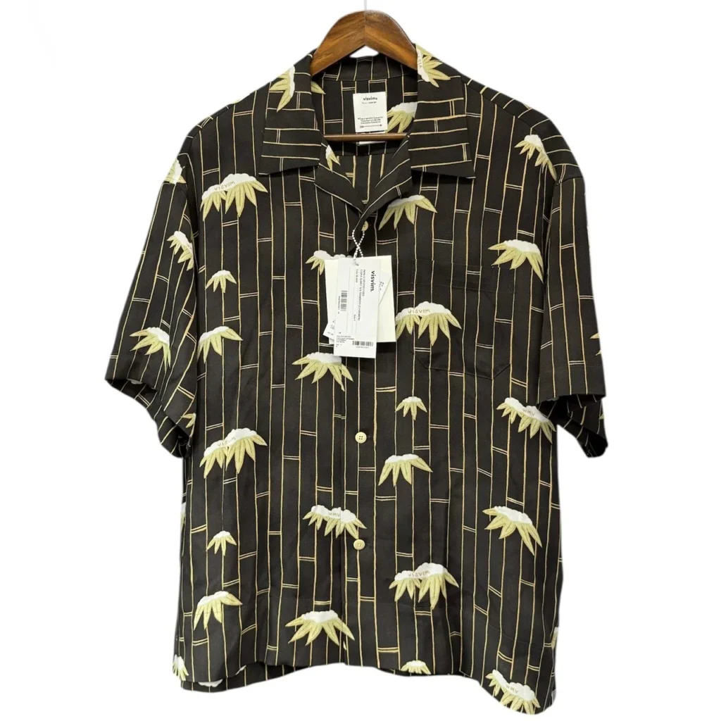 VISVIM ビズビム 25SS COPA SHIRT S/S BAMBOO シルクシャツ 3 ブラック 0125105011003 買取実績