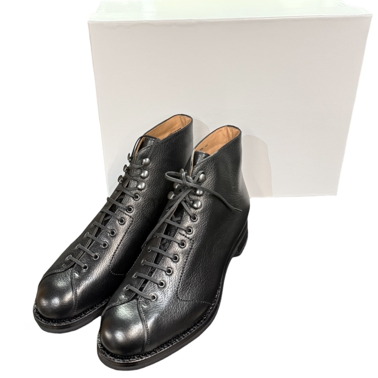 F.lli Giacometti フラテッリジャコメッティ モンキブーツ FG496 42 ブラック 買取実績画像