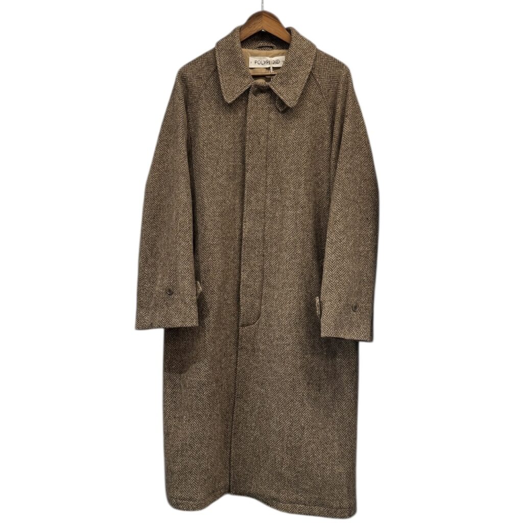 POLYPLOID ポリプロイド 25AW LONG COAT B ウールロングコート B-1-001-044 1 ベージュ 買取実績画像