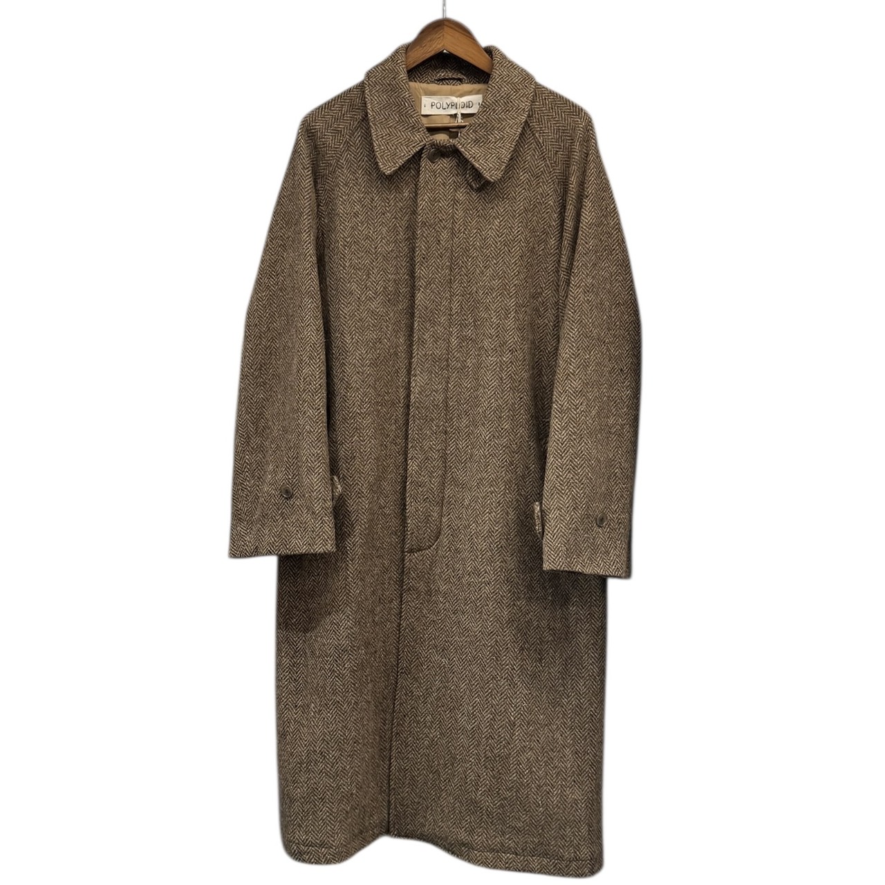 POLYPLOID ポリプロイド 25AW LONG COAT B ウールロングコート B-1-001-044 1 ベージュ 買取実績画像