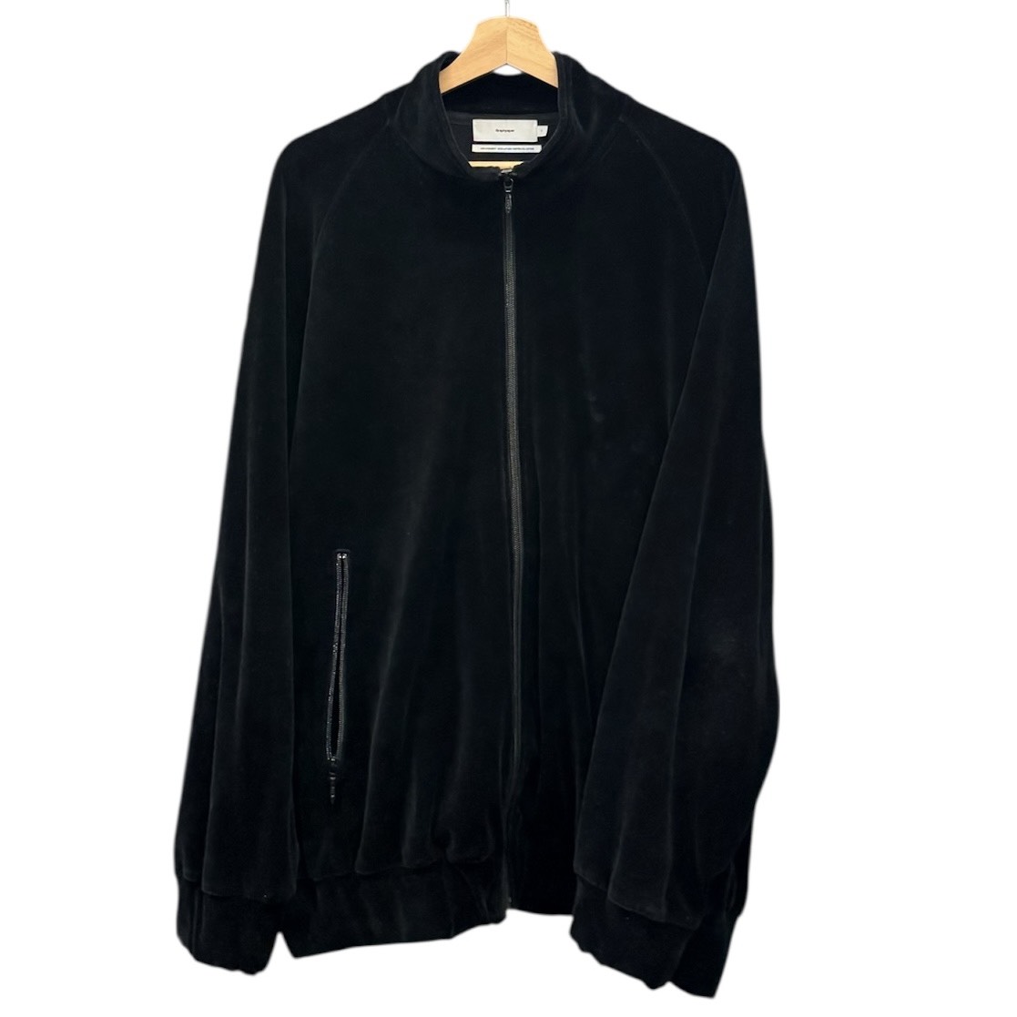 Graphpaper グラフペーパー 25AW Compact Velour Track Jacket GM253-70404 ベロアトラックジャケット 1 ブラック 買取実績