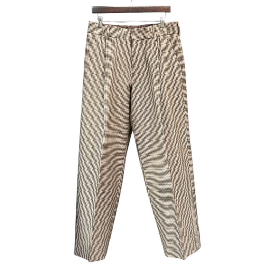 kolor カラー 24AW ガンクラブチェックワイドスラックスパンツ 24WCM-P11110 2 ブラウン 買取実績