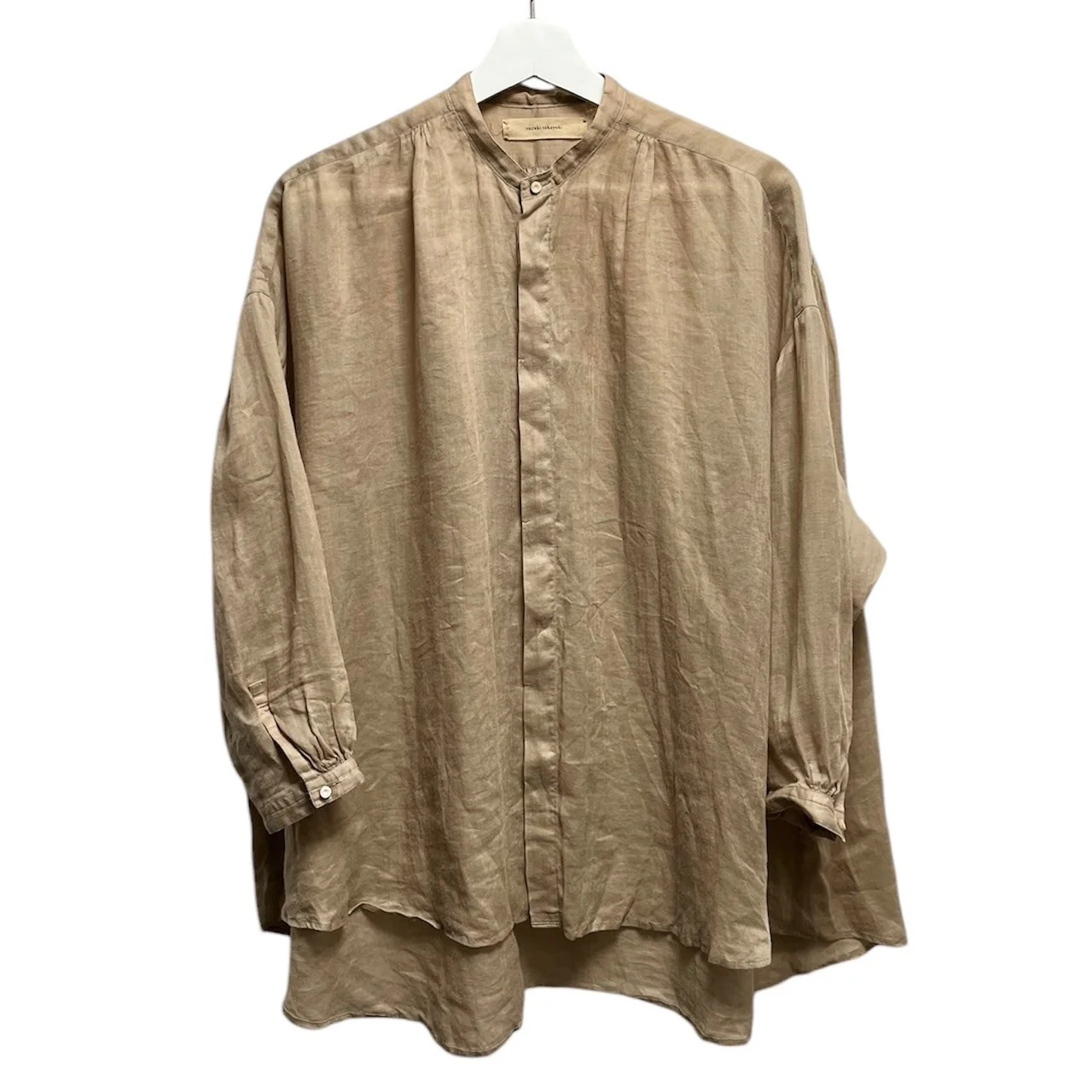 suzuki takayuki スズキタカユキ over blouse ラミーオーバーブラウス シャツ T001-13-1 買取実績